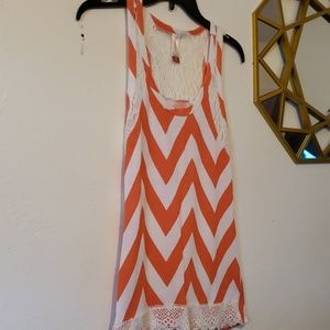 Chevron print Tank